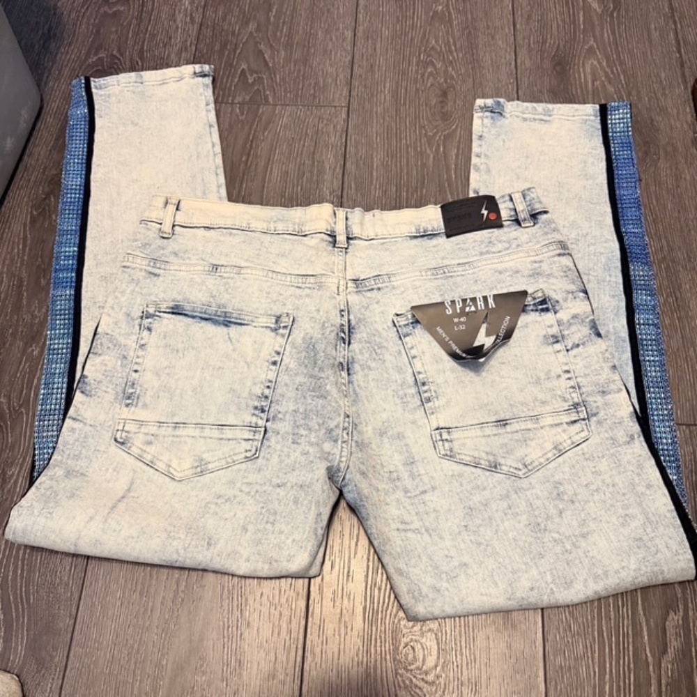 SPARK embelished jeans
